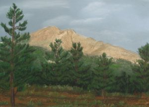 "Rain Over Mt. Meeker" - Soft Pastel - Jennifer Gudgel Getson