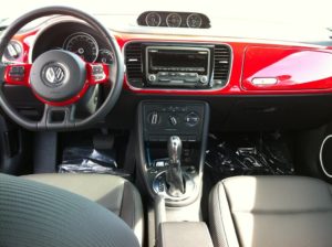 VW Beetle TDI interior