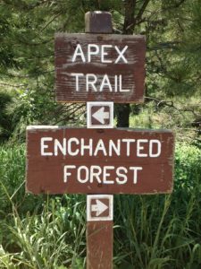 Apex Park Trail Signs