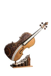 Fernando Torre - Painted Violin front view