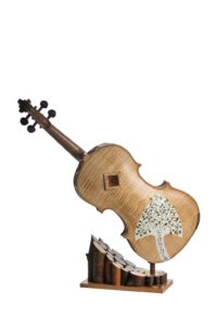 Fernando Torre - Painted Violin backside