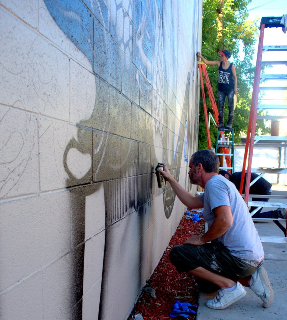 Fin Dac and Christina Angelina on the grind in Denver.