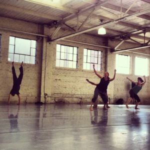 Liat Dror Nir Ben Gal Dance Company in rehearsal at Junction Box