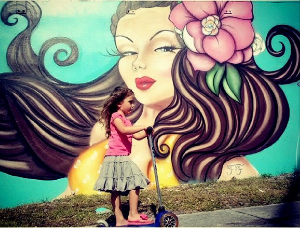 Deity Art Wynwood Walls, Art Basel, Miami Florida. Photo courtesy of Instagram © DeityArt