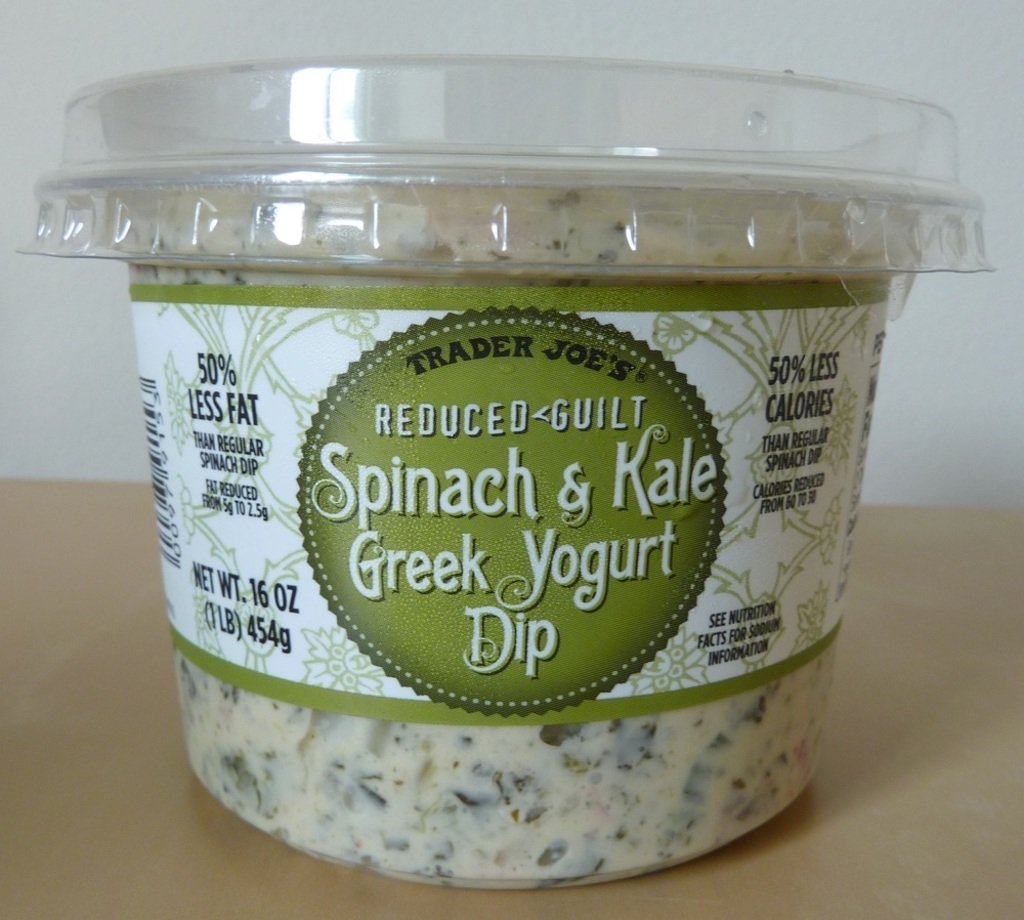 Spinach and Kale dip, photo courtesy of Whatsgoodattraderjoes.com