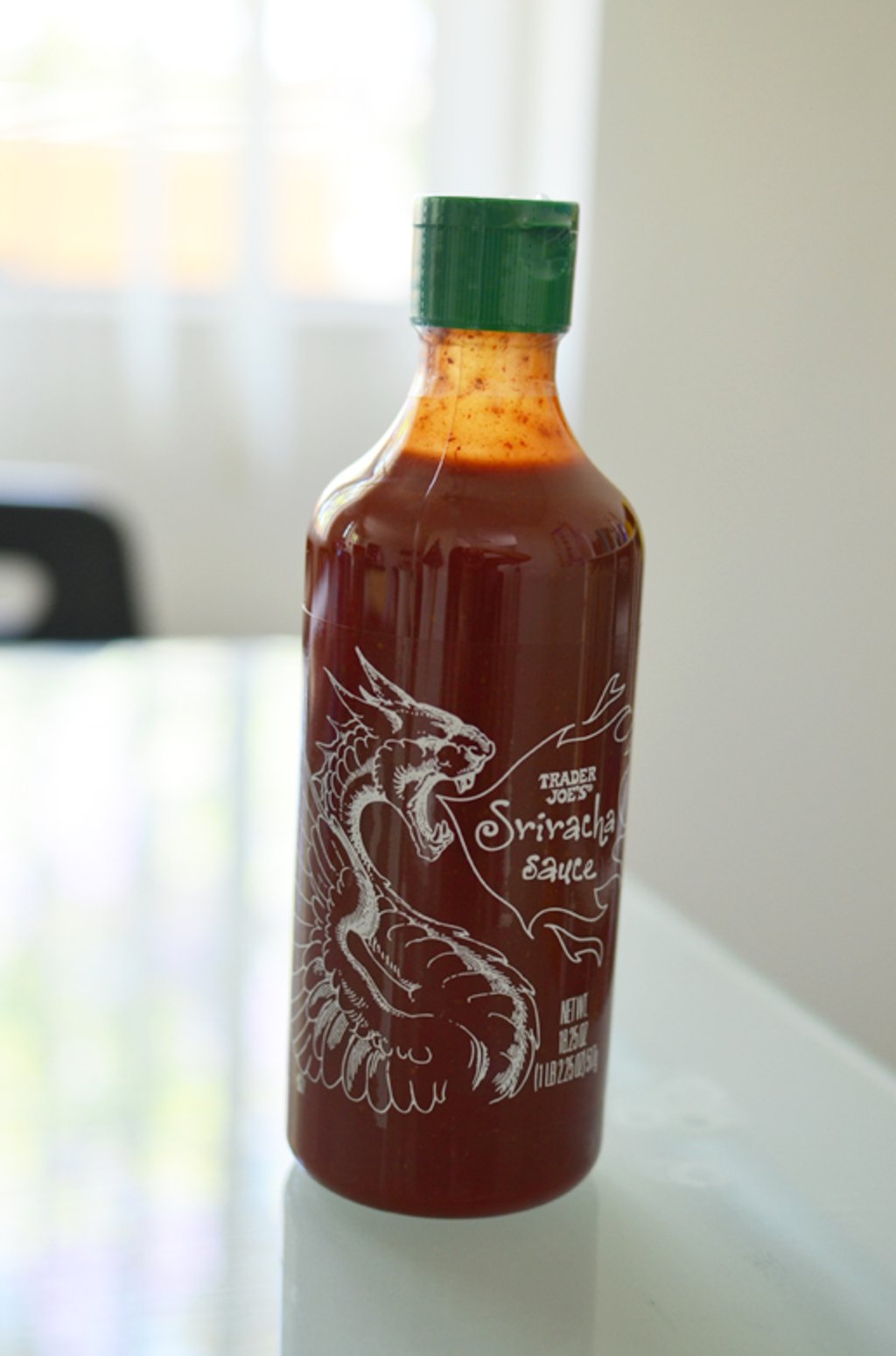 Trader Joe's Sriracha, photo courtesy of tiffanybee.com/