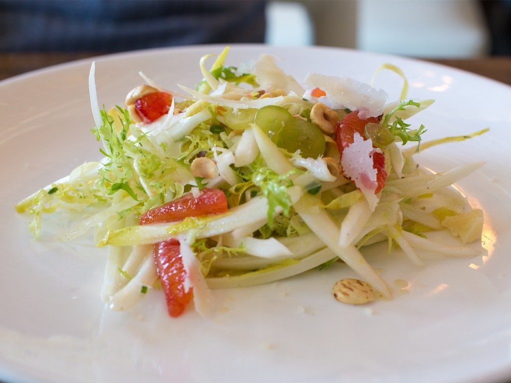 Endive, Orange, and Fennel Salad. Photography by Camille Breslin. 