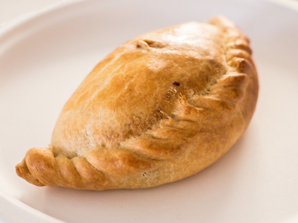 Traditional English Pasty at the Pasty Republic. Photo by Camille Breslin.