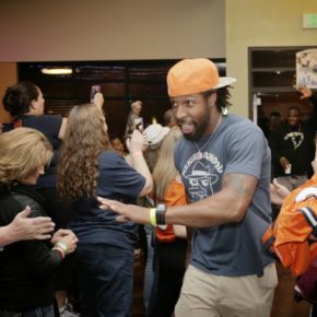 David Bruton Denver Draft Party