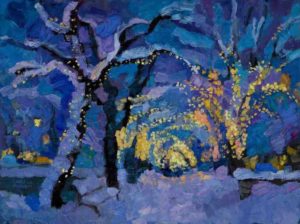 The Winter Light - Oil - Larisa Aukon