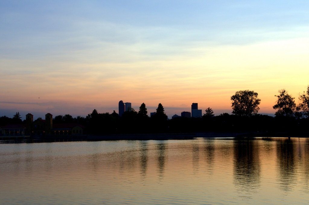 Sunset at City Park, photo by Lindsey Bartlett.