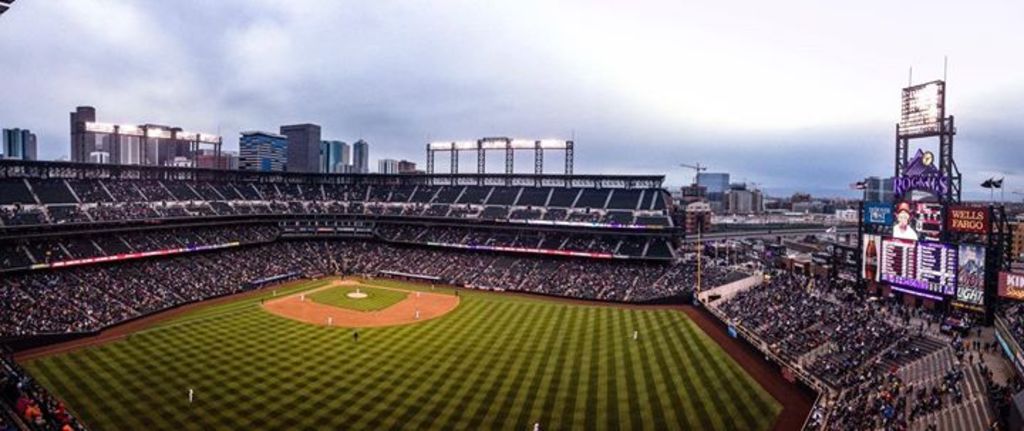 Rockpile view at Coors Field, photo by Brittany Werges.