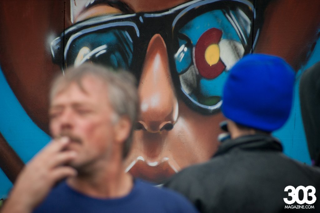 Street-Art at the 420 Rally. Photo by Roman Tafoya.