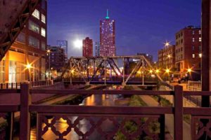 "Denver After Dark" - Marcia Ward - Giclee Print on Archival Watercolor Paper