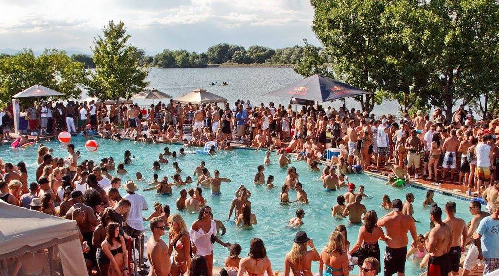 303 Magazine Pool Party happens three times every summer. 