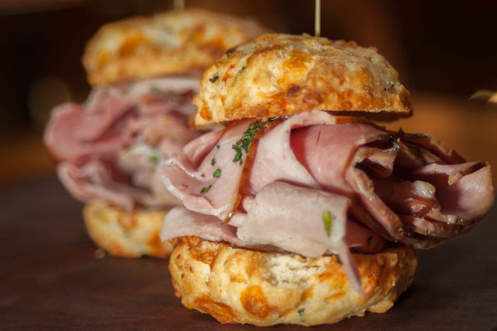 Biscuit sandwich. Photo by Jackie Collins. Note: Denver Biscuit Company not pictured.