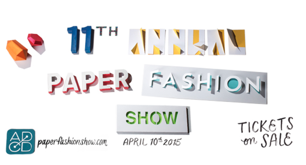 paper fashion show
