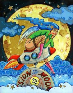 "Mission to the Moon" - Shaunna Peterson - Photo Courtesy of Good Illustration
