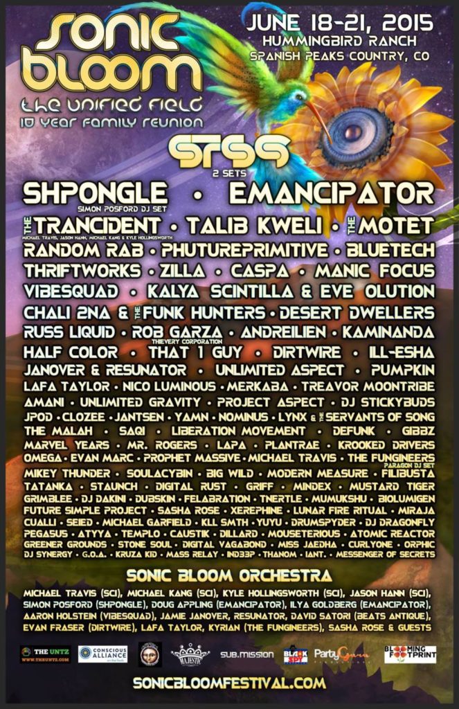 Photo from Sonic Bloom's Facebook