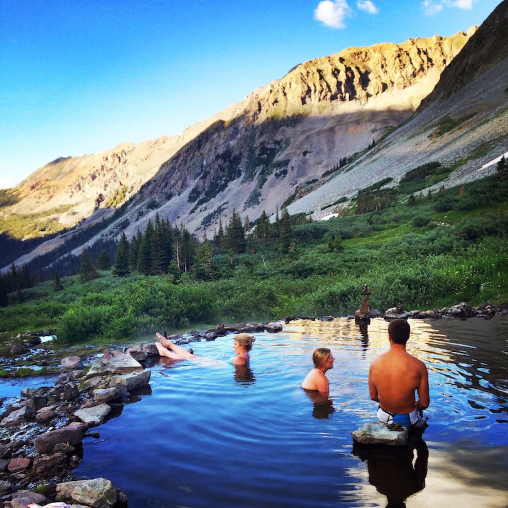 Conundrum Hot Springs - Photo courtesy of Maggie Dickman.