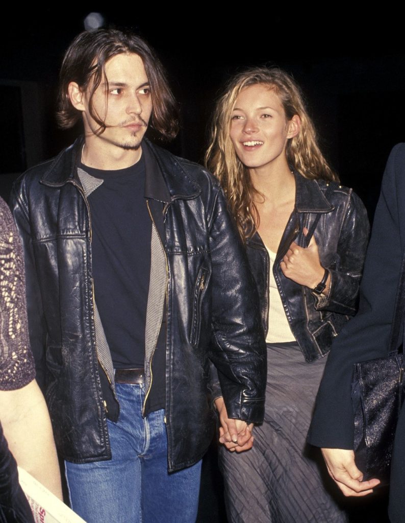 Johnny Depp and Kate Moss in 1994 (courtesy of nypost.com)