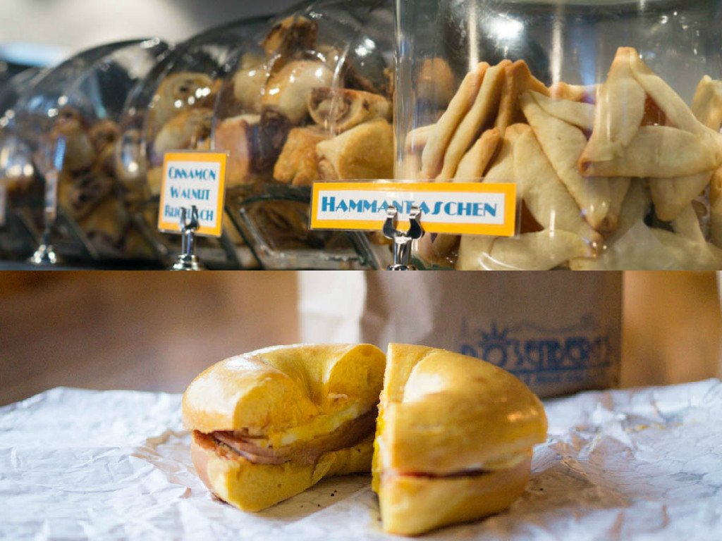 Rosenberg's Pastry created by Thomas  (above) and Rosenberg's bagels (below). 