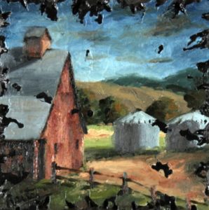 "Barn IV" - Mixed Media - Dave Reiter