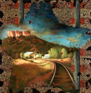 "Living Near The Rock" - Mixed Media - Dave Reiter