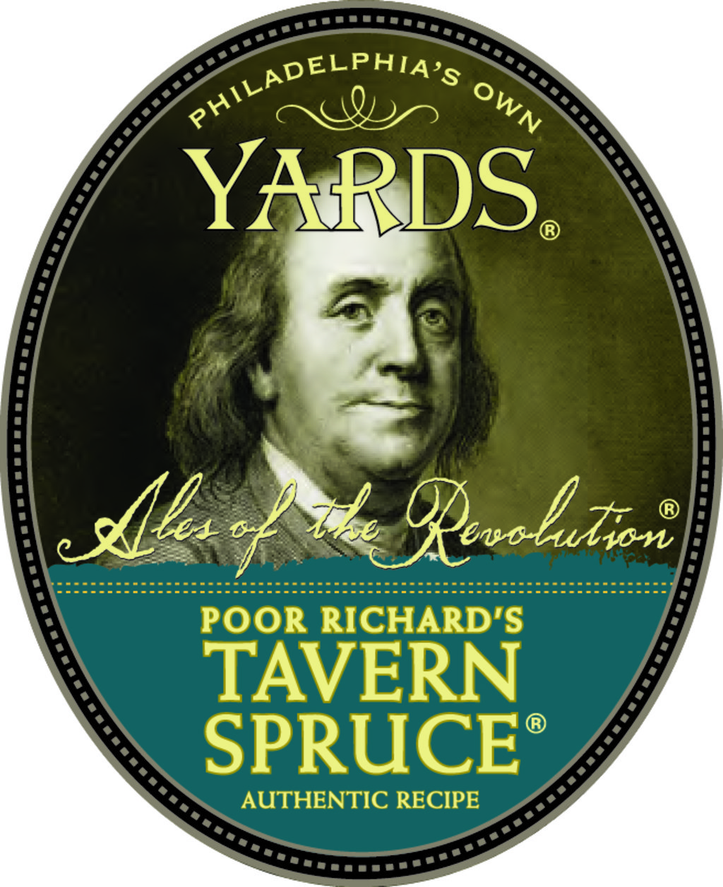 Yards Brewing Company's Tavern Spruce ale. Photo courtesy of Yards Brewing Company.