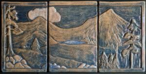 Ceramic Tile Work by Michael Rieger - Photo Courtesy of Lapis Gallery