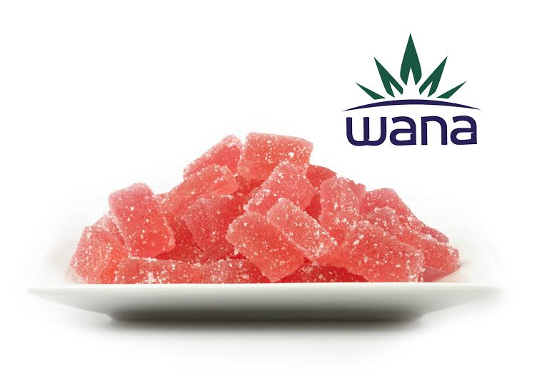 Wana watermelon gummies, courtesy of Wana Brands