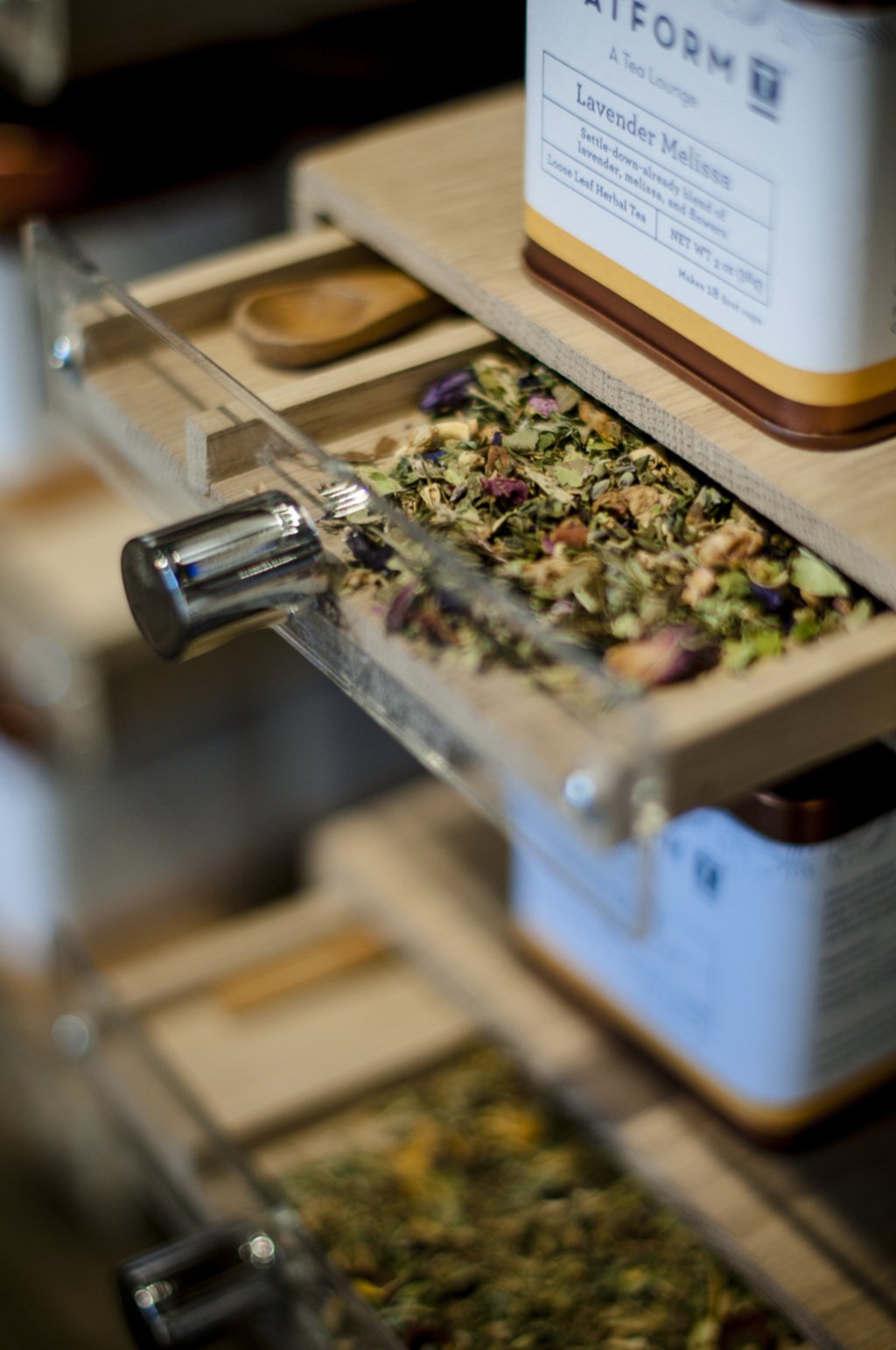 A few of the tea options offered.