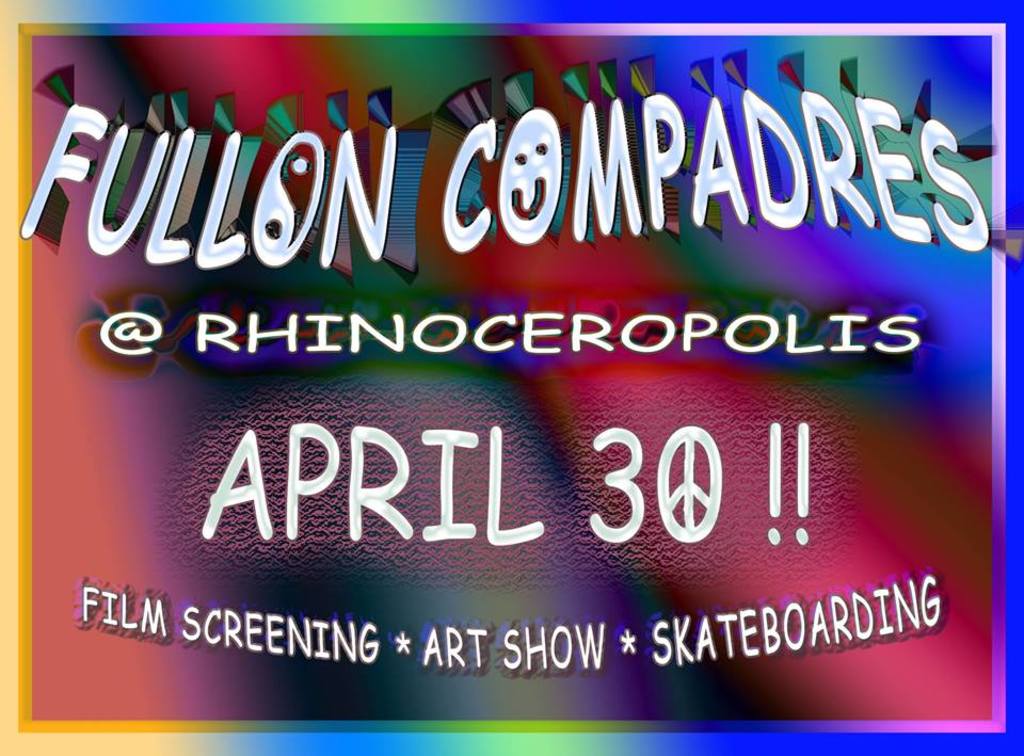 Photo Courtesy: Kyle Garfield on Fullon Compadres at Rhinoceropolis event page on Facebook