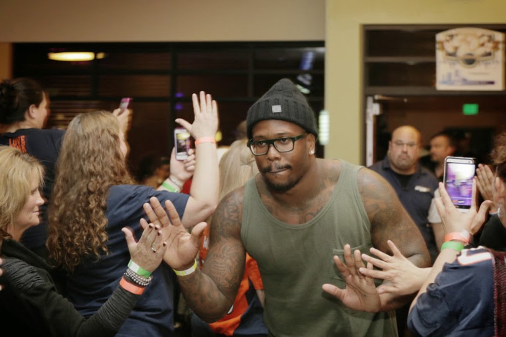 Von Miller at the 2014 Denver Draft Party. Photo by Mark Labriola.