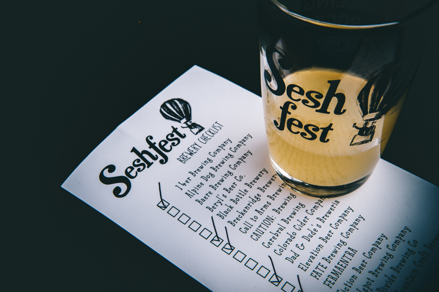Sesh Fest checklist. 