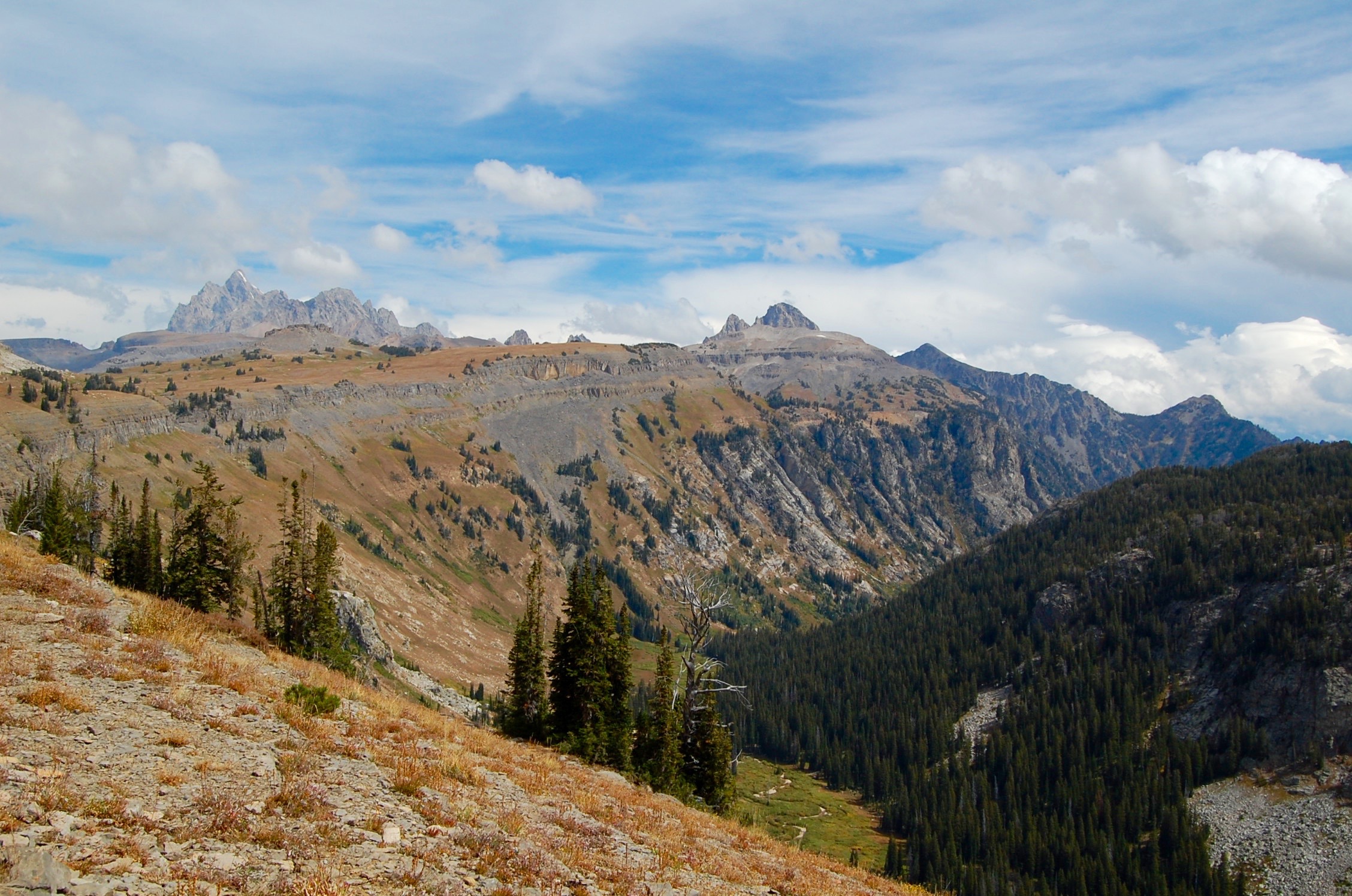 The view from Death Canyon Shelf