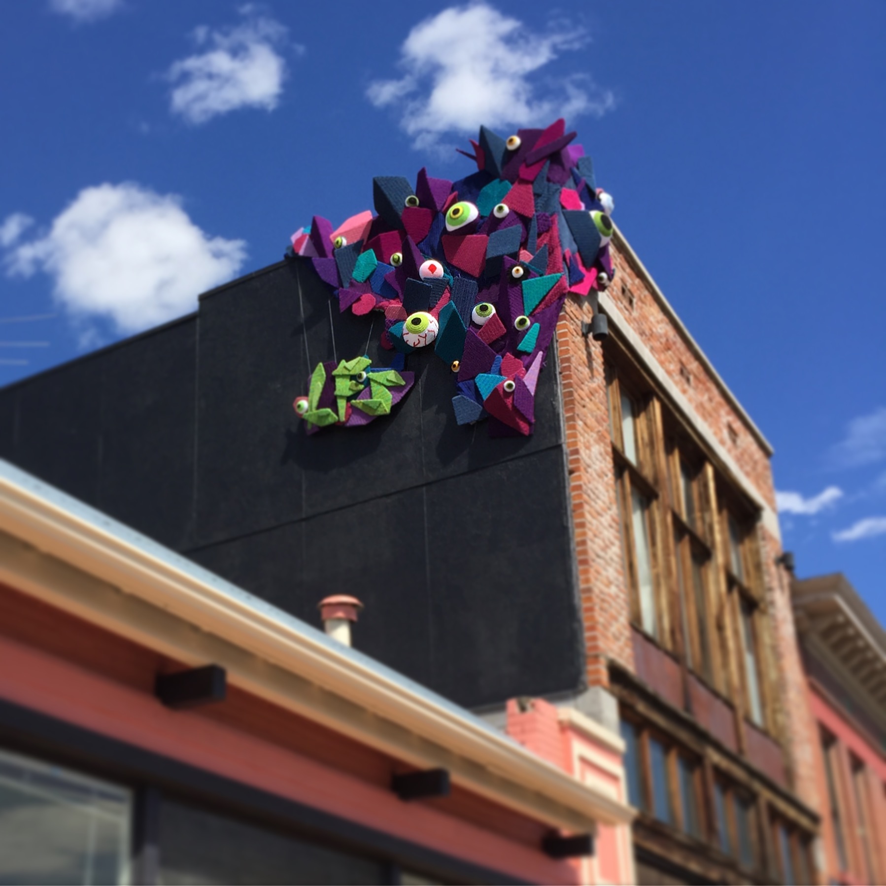 Geoge at 27th and Larimer in Denver created by Ladies Fancywork Society for Colorado Crush 2016. Photo courtesy of LFS.