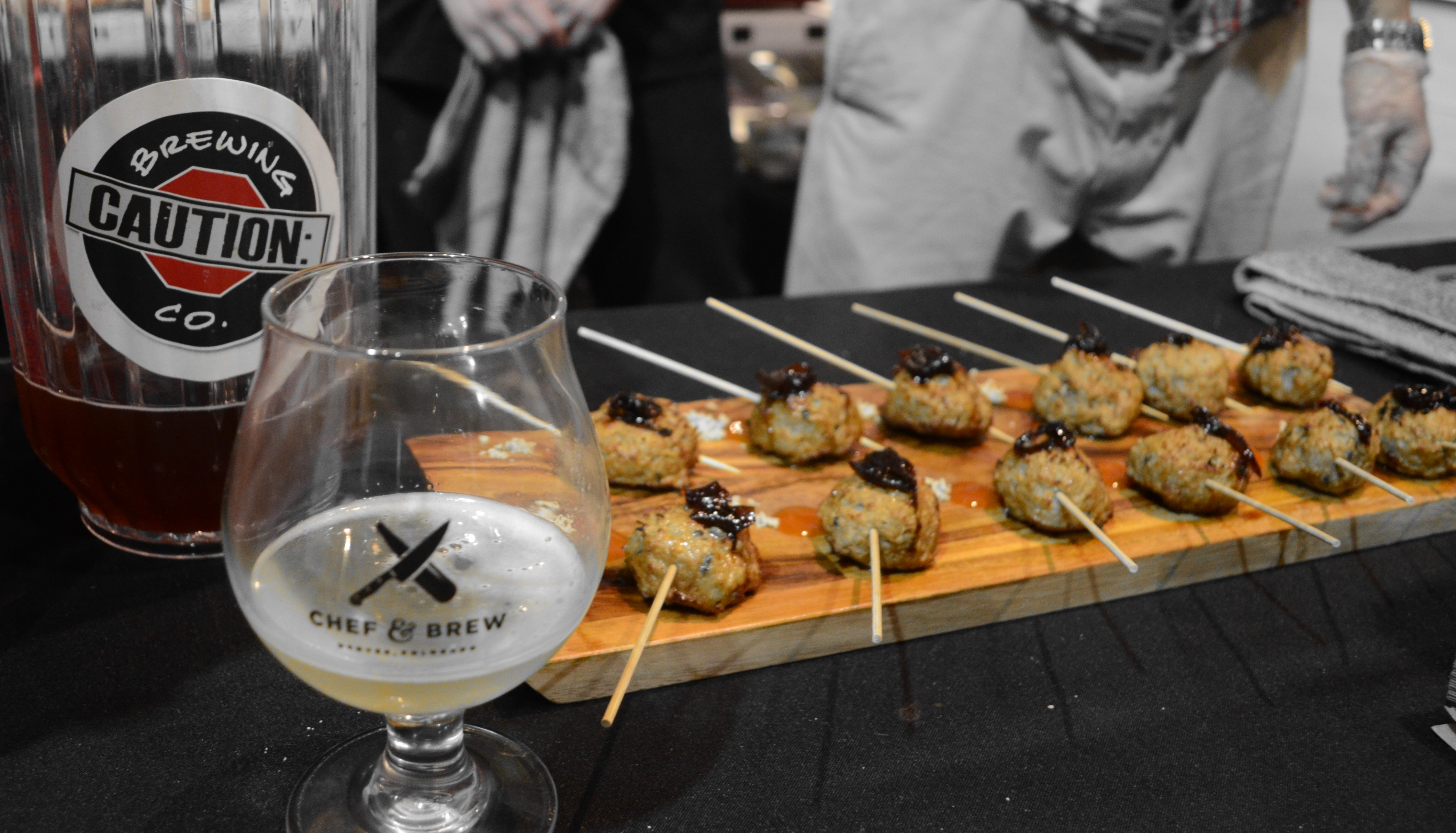 Appetizers at Chef and Brew 15'