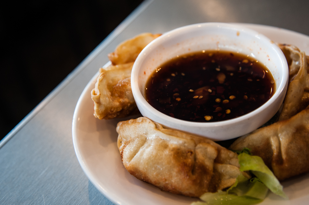 Goon mahn du dumplings at Dae Gee. Photo by Lucy Beaugard
