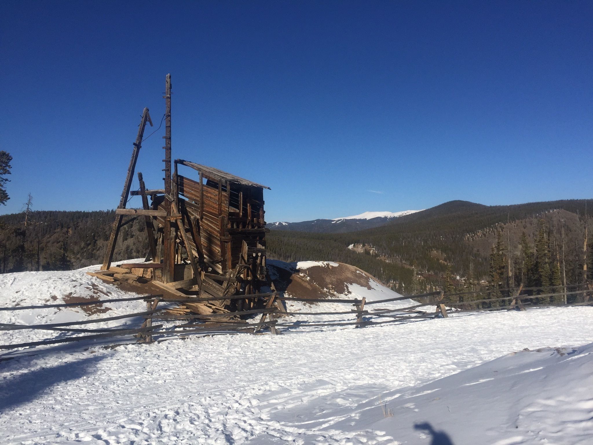 Sallie Barber Mine, Breckenridge hikes, winter, hikes