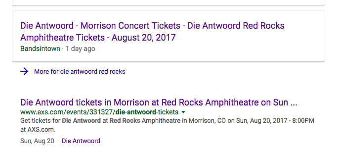 Die Antwoord, Red Rocks, 303 Magazine