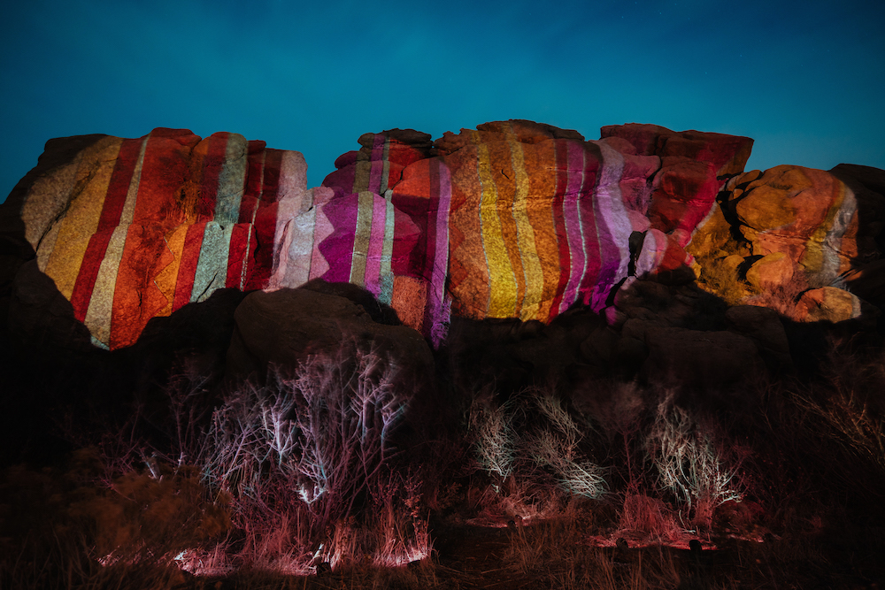 Ryan Good, Cori Anderson, 303 Magazine, Digital Light Graffiti, Knomad Colab, Red Rocks, Knomad Colab Red Rocks