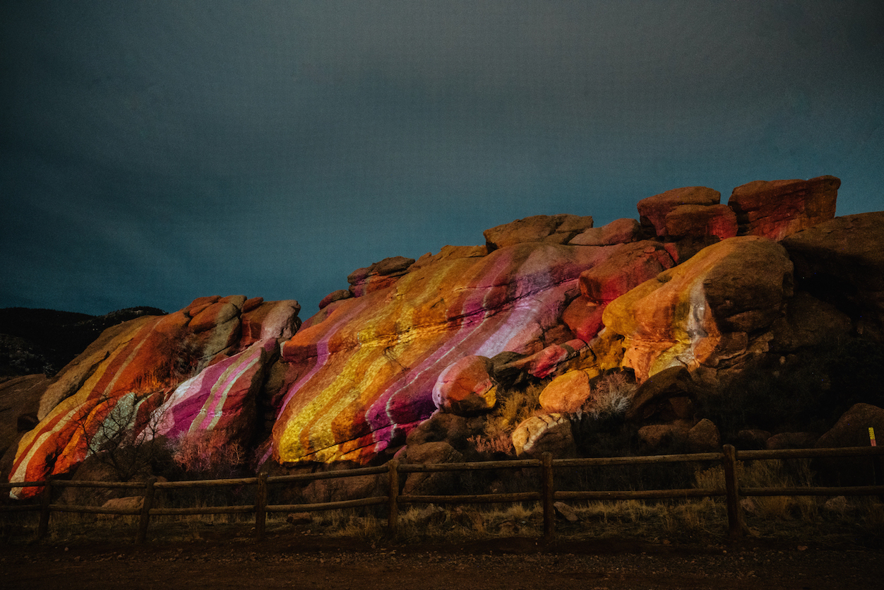 Ryan Good, Cori Anderson, 303 Magazine, Knomad Colab, Red Rocks, Digital Light Graffiti, Knomad Colab Red Rocks