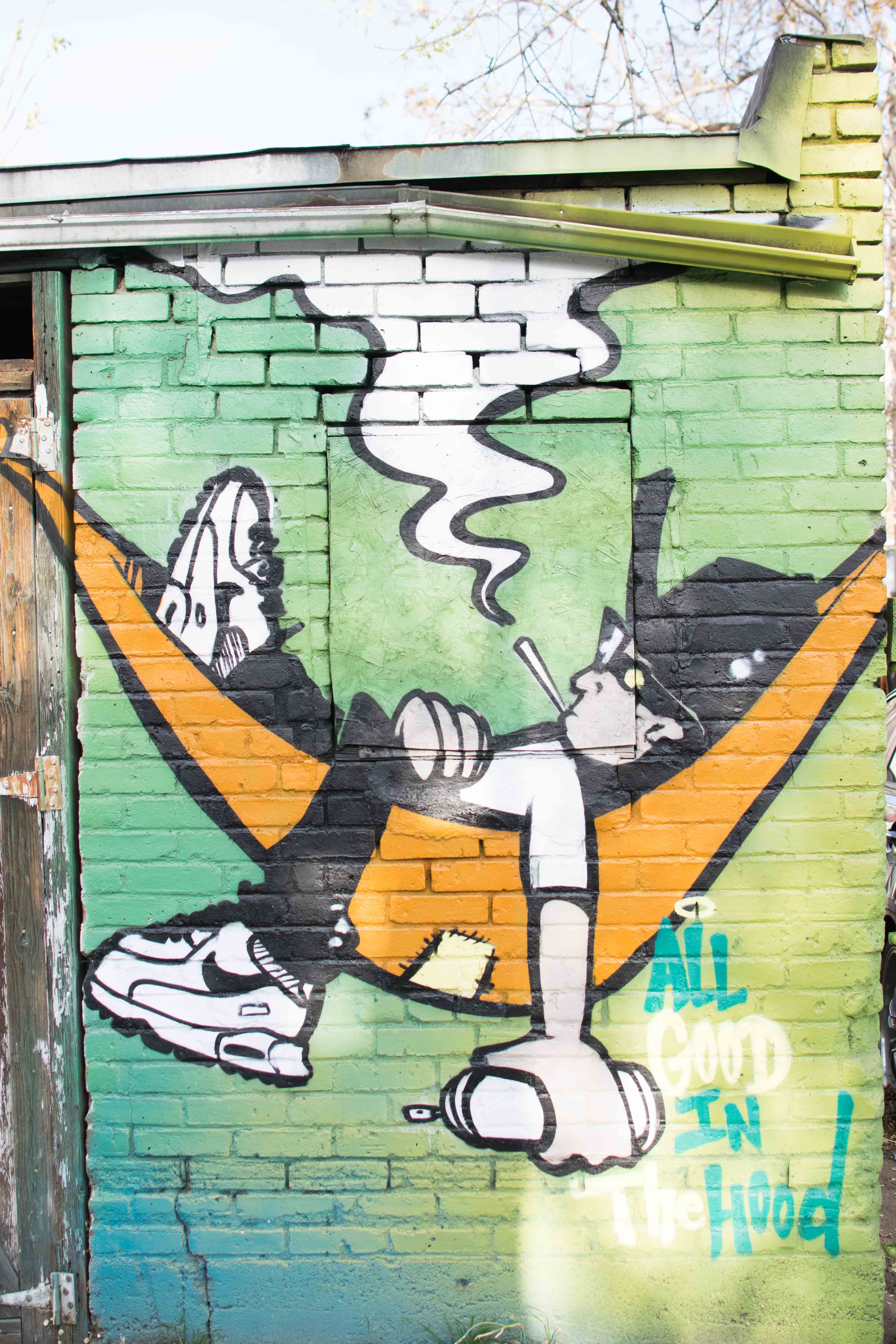 weed graffiti art