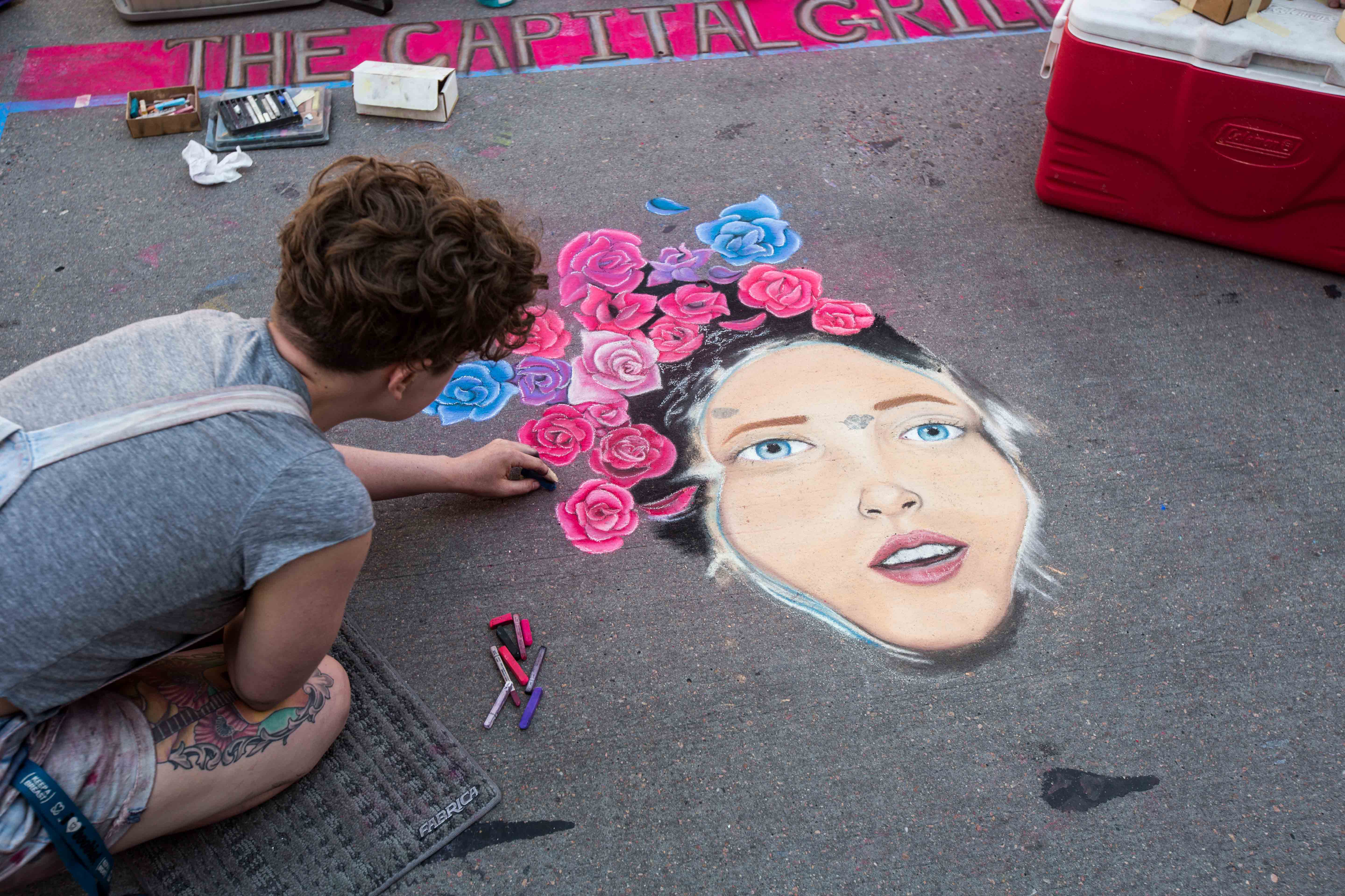 Kyle Cooper, 303 Magazine, Denver Chalk Art Festival 2017