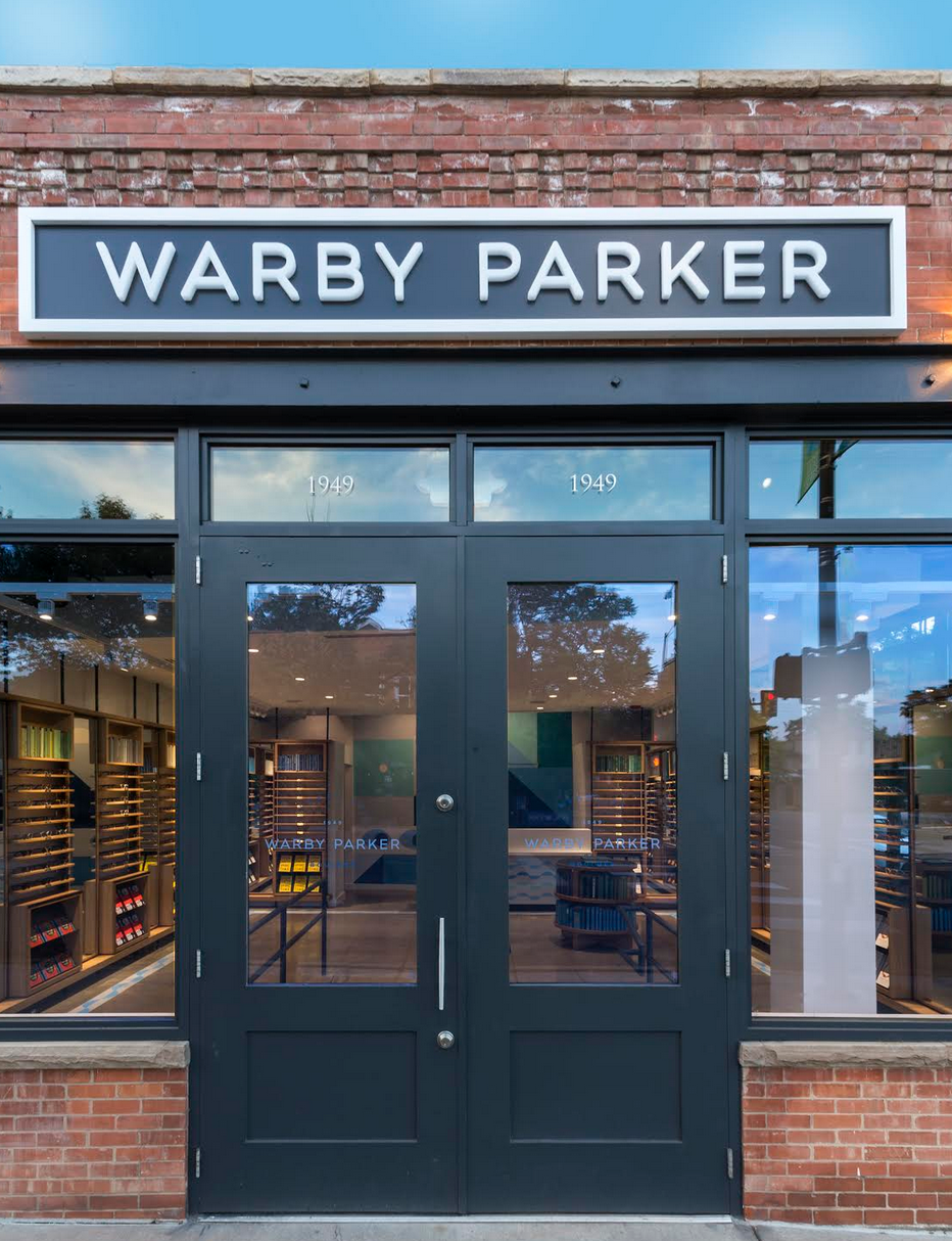 warby parker storefront