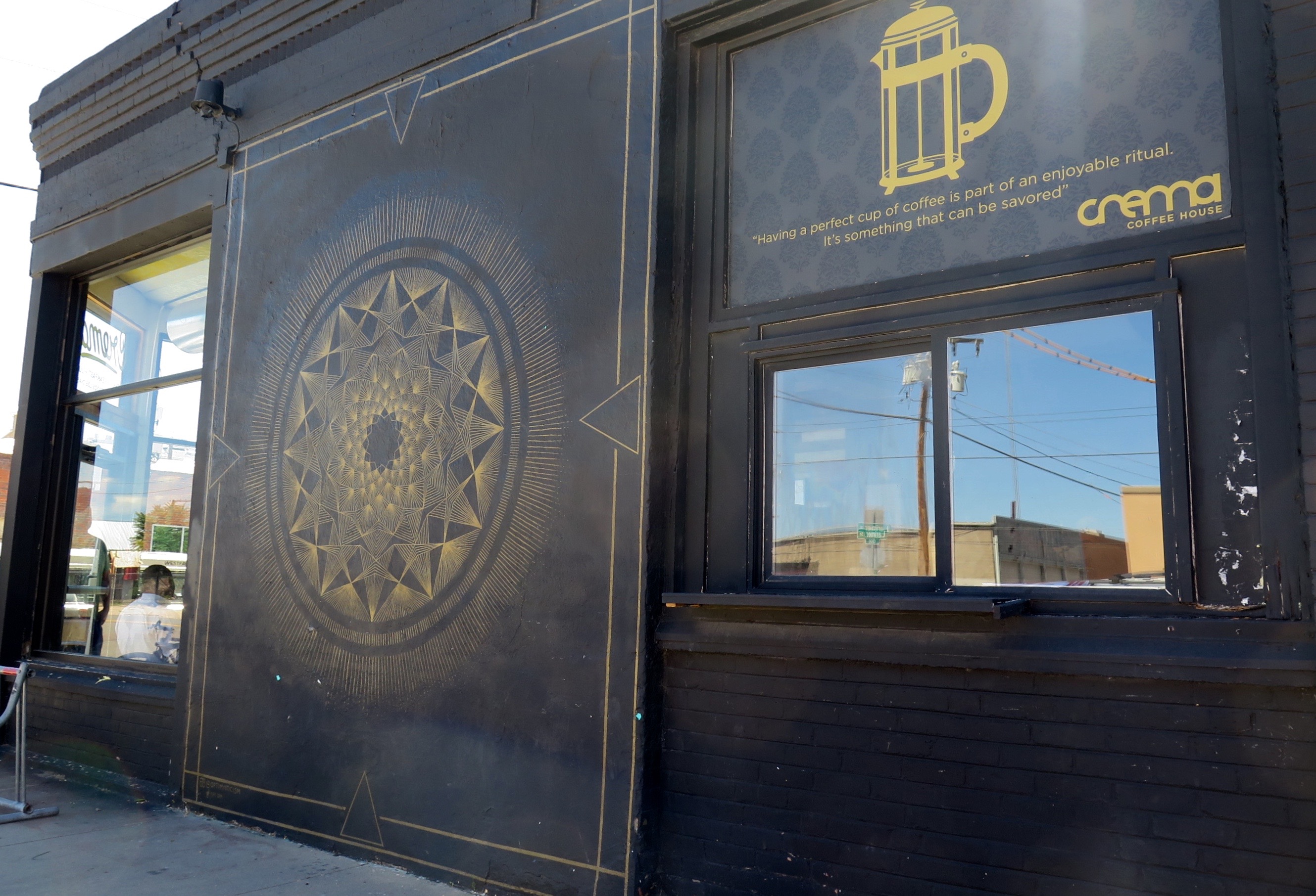 Cori Anderson, Murals, Crema Coffee House, Denver Restaurant Murals