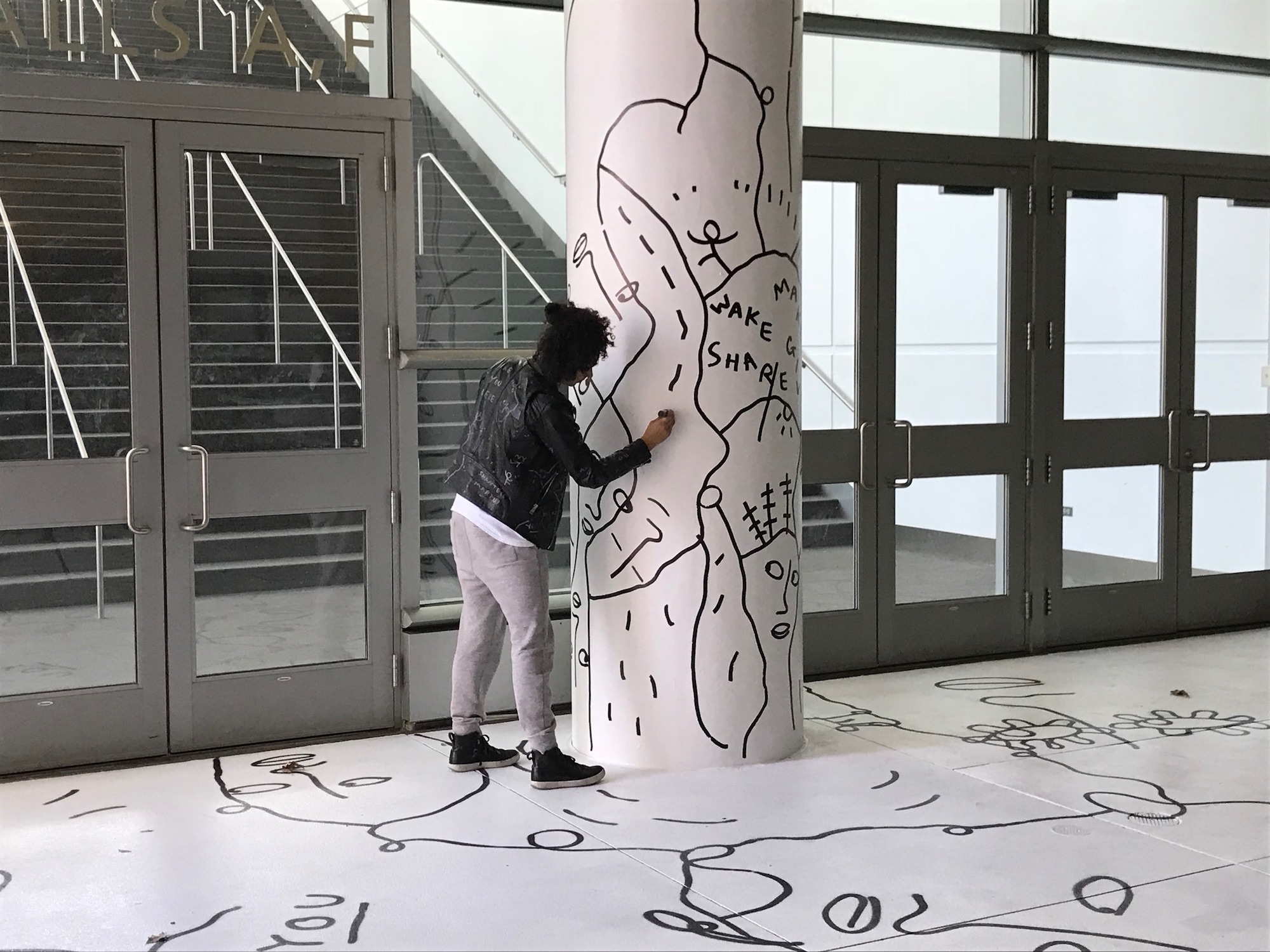 Photos Shantell Martin, David Moke, Denver Theatre District