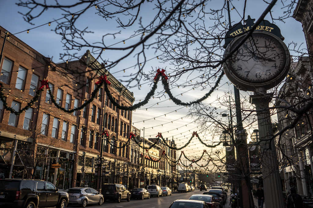 Larimer Square, Christmas, Lights, Holiday