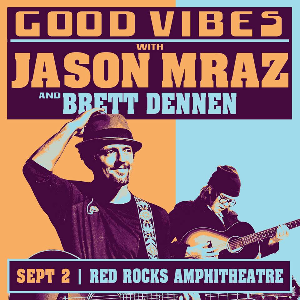 Jason Mraz Red Rocks 2018